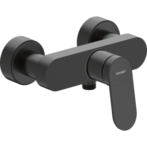 Baterii dus - Duravit Wave baterie de duș perete negru WA4230000046
