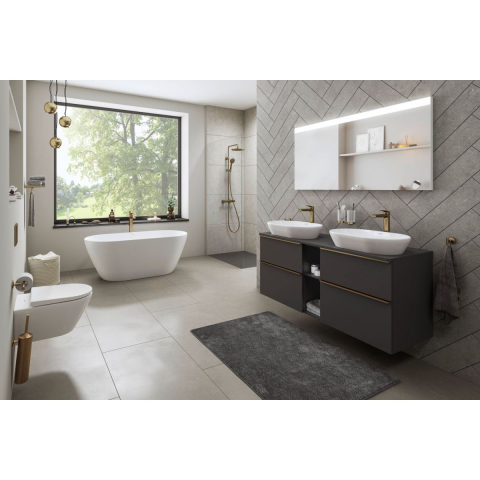 Duravit Wave baterie lavoar stativ alamă/bronz antic WA1040002004 [2]