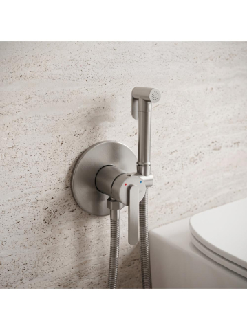 Baterie bideu Rea Ontario nickel periat montaj perete 120mm PVD [3]