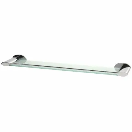 Accesorii lavoar - Etajera crom transparent Bisk Side 54 cm