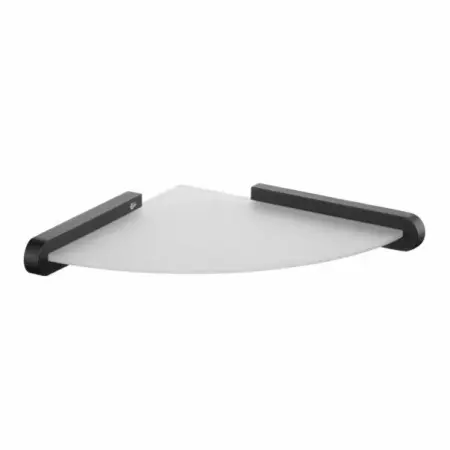 Accesorii dus - Etajera dus colt black satinat Bisk Futura