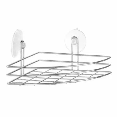 Accesorii dus - Etajera dus crom Bisk Niagara 24 cm