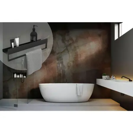 Etajera negru mat Rea SF01 45 cm [5]