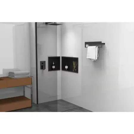 Etajera negru mat Rea SF01 45 cm [6]