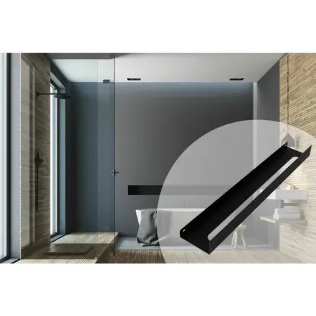 Etajera negru mat Rea SF02 60 cm [6]
