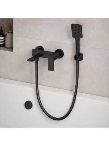 Furtun de dus anti-rasucire Rea negru 150 cm JS-017B [1]