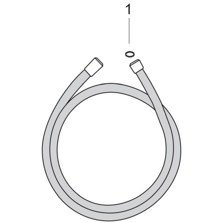 Furtun de dus, Hansgrohe, Isiflex 160 cm, bronz periat [1]