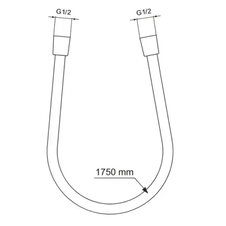 Furtun de dus Ideal Standard IdealRain 175 cm [2]