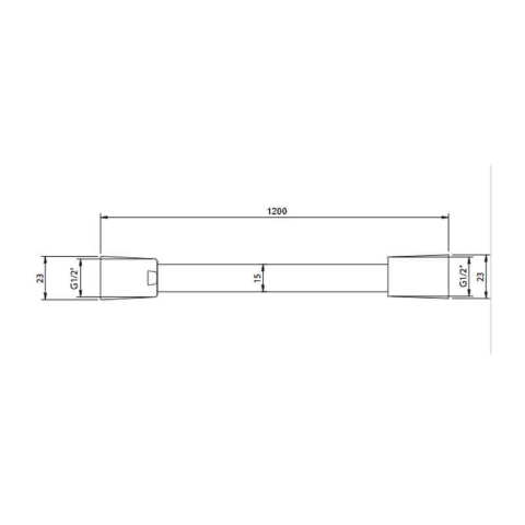 Furtun de duș Villeroy&Boch, Universal Showers, 120 cm, brushed gold [6]
