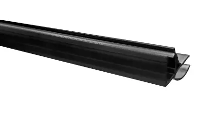 Pereti ficsi - Garnitura inferioara pentru Cabina de dus Negru 6-8mm, Rea