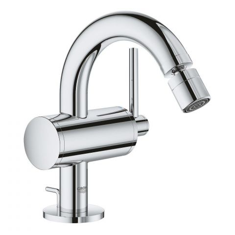 Baterii bideu si dus igienic - Grohe Atrio Baterie bideu monocomanda cu ventil pop-up, crom