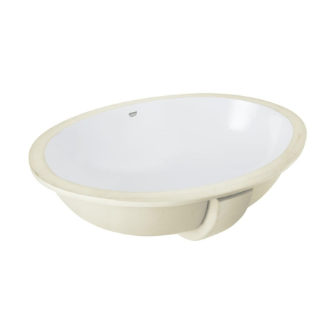 Lavoare pe perete - Grohe Bau Ceramic lavoar 56x42 cm ovale sub blat alb 39423000