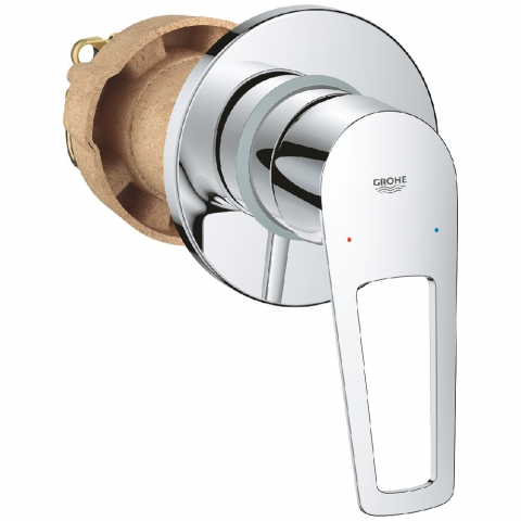 Baterii baie - Grohe BauLoop New Baterie dus incastrata
