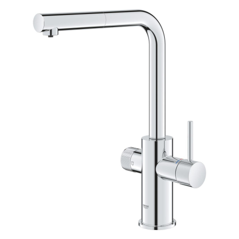 Bucatarie - Grohe Blue baterie pentru filtru apă pe picior StarLight Chrome 30601000