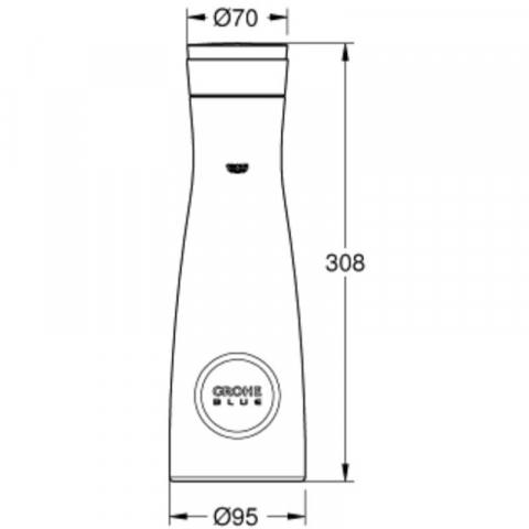 Grohe Blue Carafa cu set capace [3]