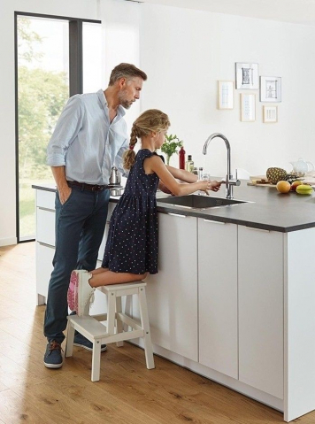 Grohe Blue Home Ondus Baterie de bucatarie cu sistem de filtrare, racire si acidulare, pipa C, cupru mat (brushed warm sunset) [4]