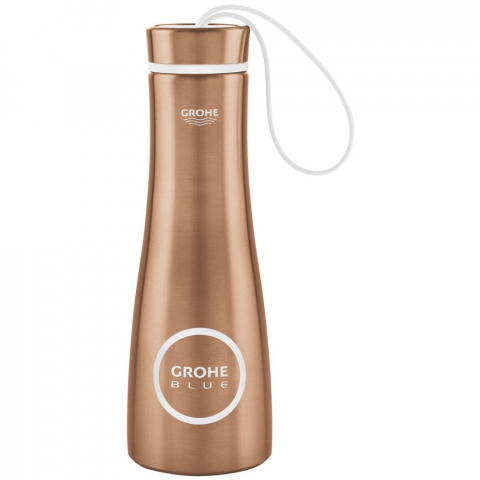 Baterii lavoar - Grohe Blue Termos inox, cupru mat (brushed warm sunset)