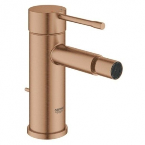 Baterii bideu si dus igienic - Grohe Essence Baterie bideu monocomanda S cu ventil pop-up, cupru mat (brushed warm sunset)