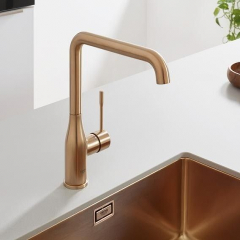 Grohe Essence Baterie chiuveta bucatarie, cupru mat (brushed warm sunset) [1]