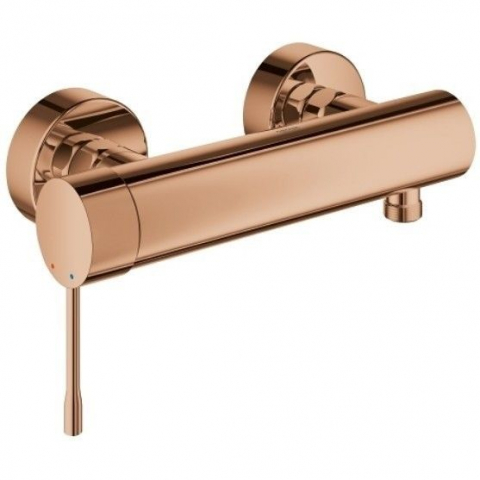 Baterii baie - Grohe Essence Baterie dus monocomanda, montaj pe perete, cupru (warm sunset)