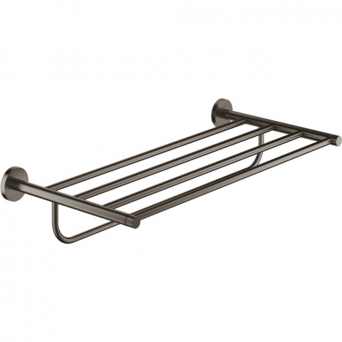 Cuiere si suporturi prosoape - Grohe Essentials Raft (etajera) prosop baie 55 cm, antracit mat (brushed hard graphite)