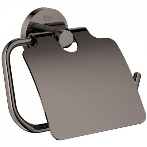 Accesorii toaleta - Grohe Essentials Suport hartie igienica cu aparatoare, antracit (hard graphite)