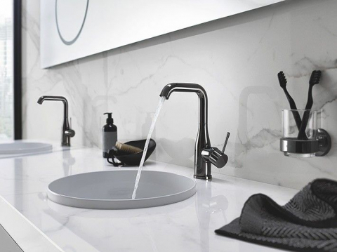 Grohe Essentials Suport pahar sau savoniera, antracit (hard graphite) [1]