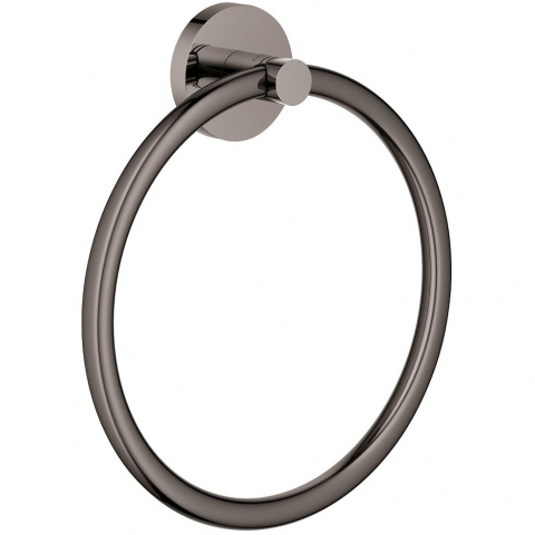 Cuiere si suporturi prosoape - Grohe Essentials Suport prosop baie inel, antracit (hard graphite)
