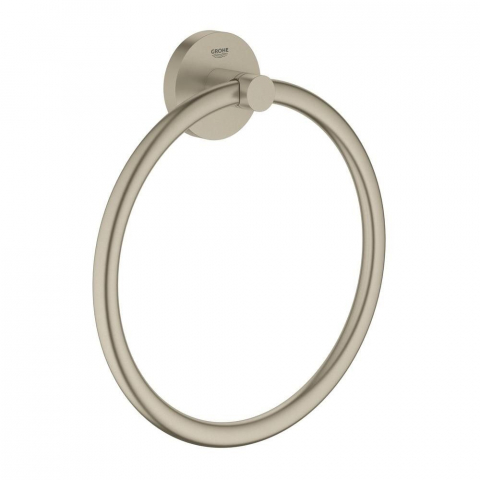 Cuiere si suporturi prosoape - Grohe Essentials Suport prosop baie inel, nickel mat
