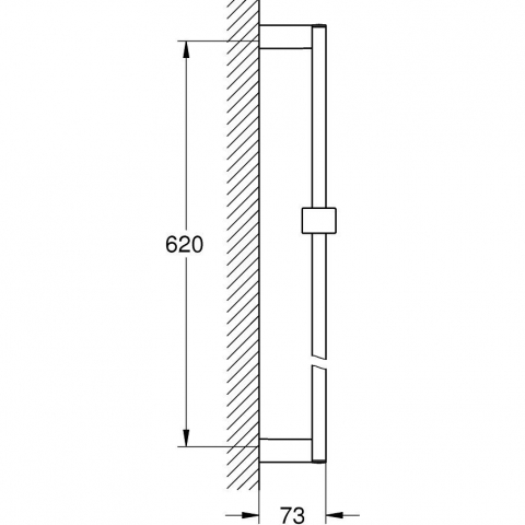 Grohe Euphoria Cube Bara de dus 600 mm [1]