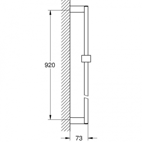 Grohe Euphoria Cube Bara de dus 900 mm [1]
