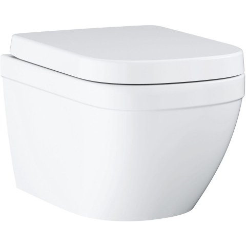 Obiecte Sanitare - Grohe Euro Ceramic vas wc cu capac soft-close agăţat da da alb 39693000