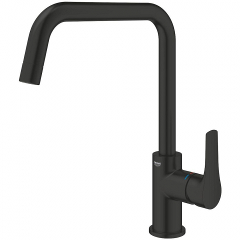 Grohe Eurosmart Baterie bucatarie monocomanda inalta, negru mat [1]