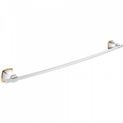 Cuiere si suporturi prosoape - Grohe Grandera Suport prosop baie tip bara 67 cm, crom/auriu