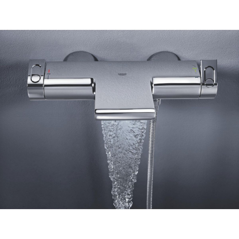 Grohe Grohtherm baterie cadă-duș perete da crom 34174001 [5]