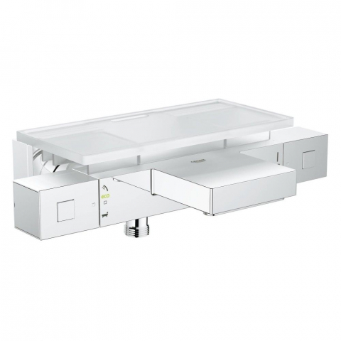 Baterii cada - Grohe Grohtherm Cube Baterie cada dus cu termostat si tavita