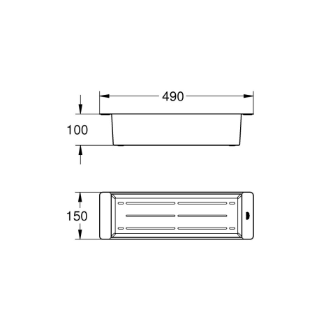 Grohe inserție scurgătoare 40853GN0 [1]