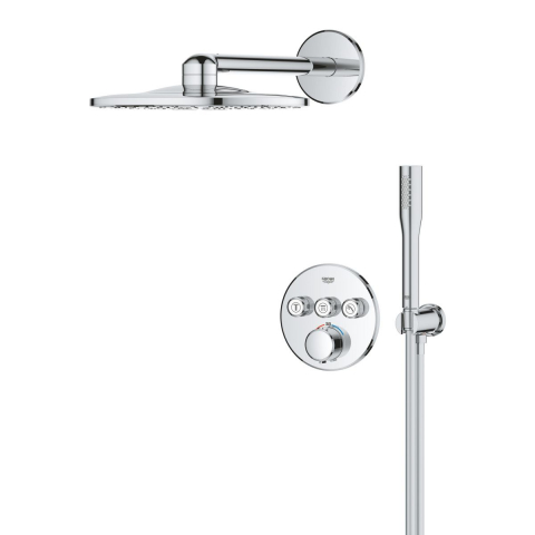 Grohe Precision Smartcontrol set de duș ascuns cu termostat da crom 34874000 [2]