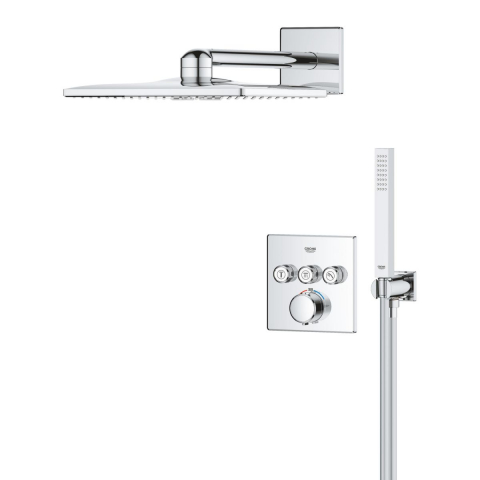 Grohe Precision Smartcontrol set de duș ascuns cu termostat da crom 34875000 [3]