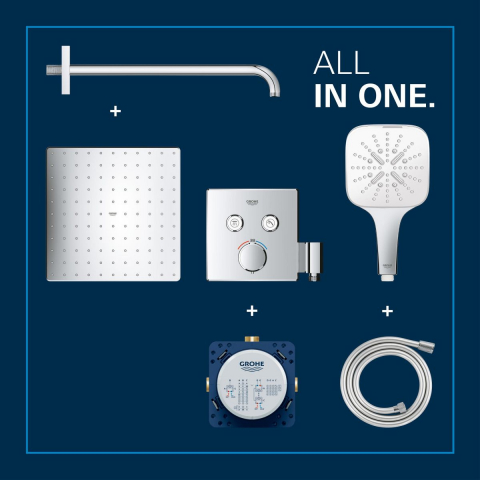 Grohe Precision Smartcontrol set de duș ascuns cu termostat da crom 34876000 [4]