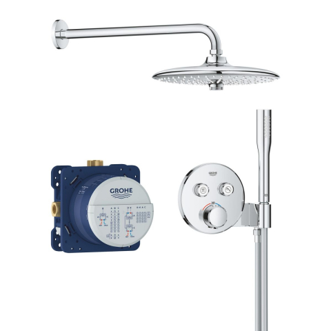 Sisteme de dus - Grohe Precision Smartcontrol set de duș ascuns cu termostat da crom 34878000