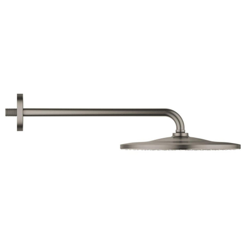 Grohe Rainshower cap de duș cu braț 31x31 cm rotund Brushed Hard Graphite 26558AL0 [2]