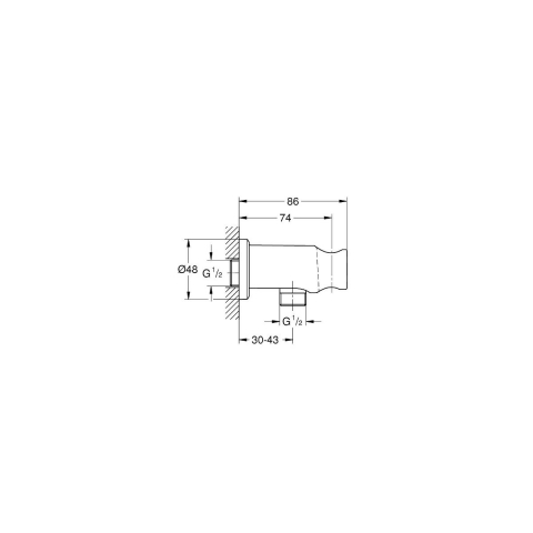 Grohe Rainshower conexiune unghiulară Cool Sunrise 26658GL0 [1]