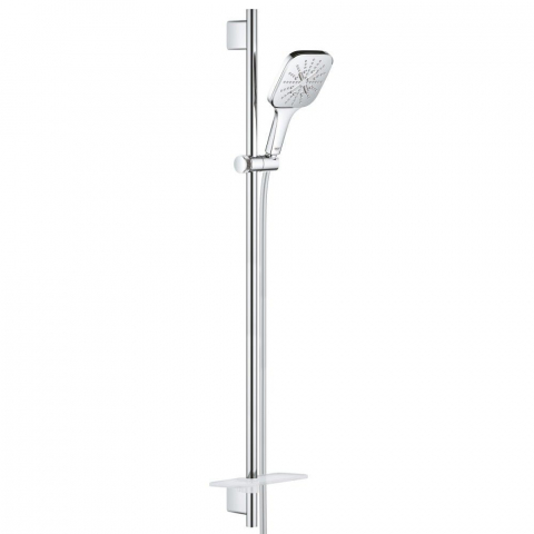 Sisteme de dus - Grohe Rainshower Eco SmartActive 130 Cube Set dus cu bara 90 cm si savoniera, crom