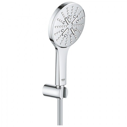 Seturi de dus - Grohe Rainshower Eco SmartActive 130 Set dus cu suport fix, crom