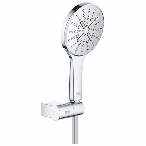 Seturi de dus - Grohe Rainshower Eco SmartActive 130 Set dus cu suport reglabil, crom
