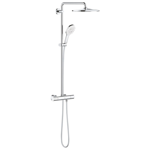 Sisteme de dus - Grohe Rainshower set de duș perete cu termostat da alb 26647LS0