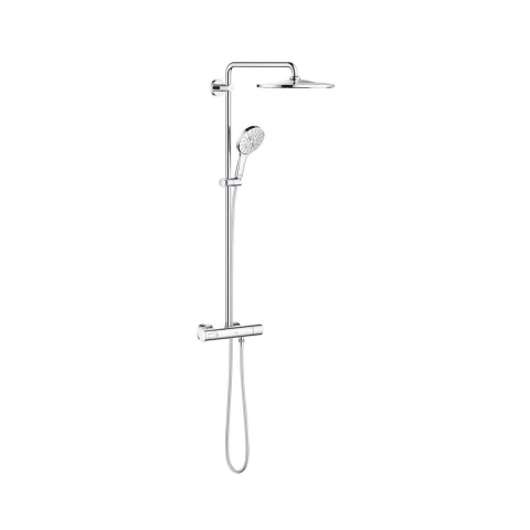 Sisteme de dus - Grohe Rainshower set de duș perete cu termostat da StarLight Chrome 26647000