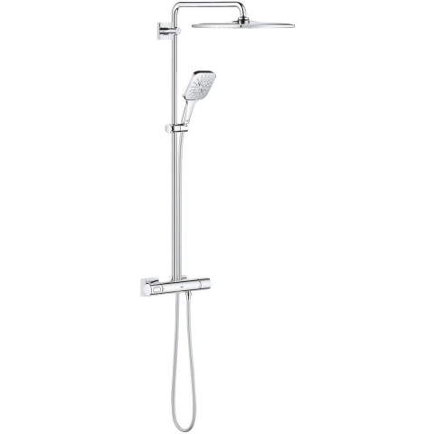 Sisteme de dus - Grohe Rainshower set de duș perete cu termostat StarLight Chrome 26652000