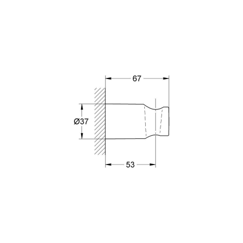 Grohe Rainshower suport de duș | 27056000 [1]